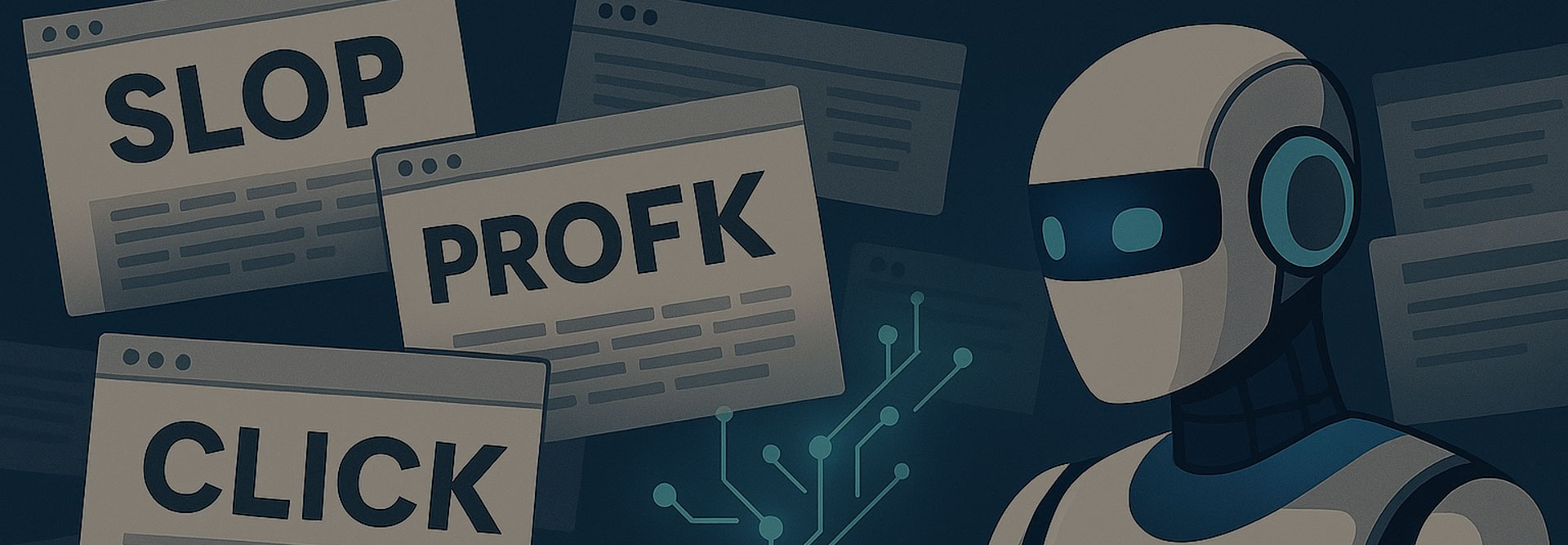 Internet étouffe sous le "slop"