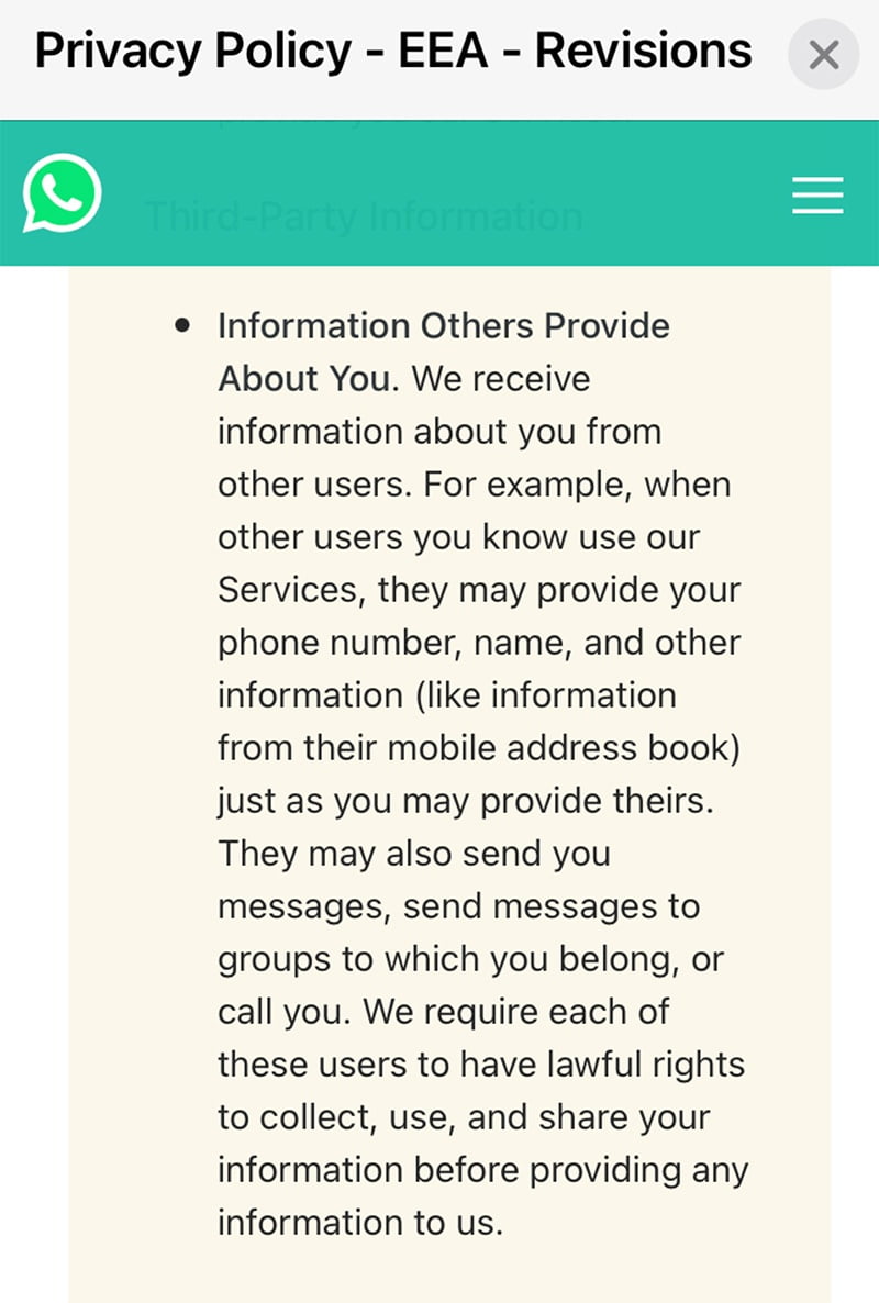 digitaLABS: WhatsApp warns users about updating its terms and privacy policy